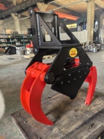 Cisaille hydraulique anti-déformation pour arbres, cisaille à bois haute précision à coupe rapide, durable, pour excavatrice 5-8 tonnes, attache forestière robuste