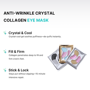 Parches de Hidrogel para Ojos, Mascarilla de Gel Anti-Inflamación con Ácido Hialurónico para Todo Tipo de Piel, Parches de Silicona en Caja - Product Image 2