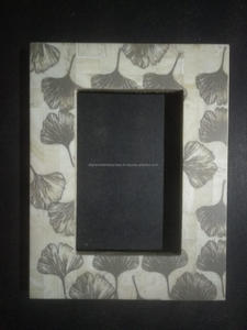 Cadre photo en bois de corne d'os vendant mère de Perl incrustation décor à la maison cadre photo photo pour la décoration murale de la maison et du bureau - Product Image 3