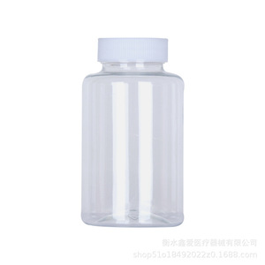 Botellas de Boca Ancha Xin'ai para Mascotas, 200ml 500ml, Transparentes con Tapas para Almacenamiento de Muestras - Product Image 5