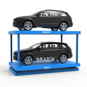 Bán buôn 2 cấp cắt kéo nền tảng bãi đậu xe ngầm xe nâng nhà sản xuất - Product Image 2