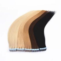 Extensiones de cabello humano, cinta de doble estiramiento, Remy, cutícula 100%, alta calidad