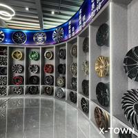 جنوط فضية مصقولة عميقة التقعر مقاس 17 18 19 20 21 22 بوصة 5x112 5x114.3 5x120 5x115 عجلات مطروقة لسيارات مرسيدس/بورش/أودي/بي إم دبليو