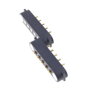 Fornitura di fabbrica corrente nominale connettore 2A accoppiamento cavo Usb caricatore 5 Pin Pogo Pin connettore magnetico