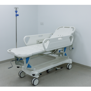 YXZ-E-1 의료용 접이식 조절 가능 구급 환자 이송 응급 침대 병원 들것 트롤리 - Product Image 5