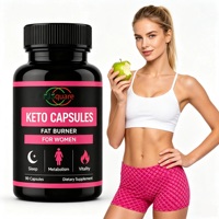 Capsules BHB FJSquare Vegan Keto Diet, pilules brûle-graisses, amincissement rapide, complément brûle-graisses, capsule amincissante Keto pour la nuit
