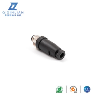 5-Core không thấm nước M12 nam cắm kết nối solderless M12 kết nối cho đồng trục RF ứng dụng - Product Image 2