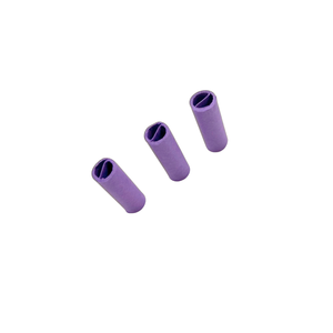 Cônes en papier violet avec franges à pompons pour projets créatifs - Product Image 4