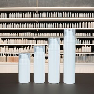 Ready Stock White Plastic PP Skincare Airless Foundation Serum Cream Lotion <b>Pump</b> <b>Bottle</b> 30ml 50ml 80ml 100ml - Product Image 5