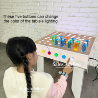 Table sensorielle LED pour la thérapie de l'autisme, table à lumière changeante de couleur pour équipement de salle sensorielle pour enfants