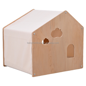 Maison mobile d'intérieur pour chiots et chats <span class=keywords><strong>Chenil</strong></span> économique en bois avec motif imprimé Meubles mignons pour animaux de compagnie - Product Image 5