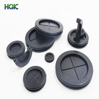 Œillets de câble en caoutchouc et silicone personnalisé, imperméable, trou rond, de 8mm, 1 pièce