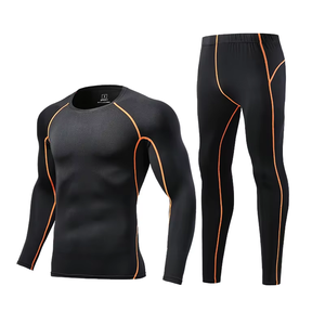 Fitness Breathable Men and Kids Sports Athletic Wear Workout Outfits Tight Fitness Elastic Waist Gym <strong>T</strong> <strong>Shirt</strong> and Pants - Product Image 1