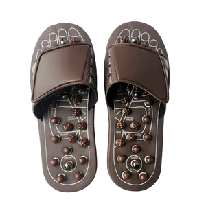 Vendita calda a pois Design <span class=keywords><strong>giapponese</strong></span> salute <span class=keywords><strong>digitopressione</strong></span> massaggiatore piedi pantofole girevoli punto di Acupoint Sole cura del benessere - Product Image 3