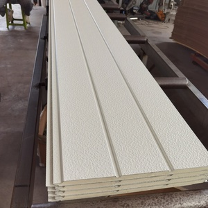 Meilleur <span class=keywords><strong>prix</strong></span> PU polyuréthane revêtement mural extérieur panneaux sandwich vente chaude style design moderne en acier - Product Image 1