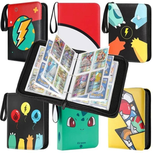 Y Y portable Magic Gathering classeur 9 poches fermeture éclair PVC durable couverture PU design Meowth - Product Image 6
