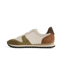 Chaussures de course montantes blanches pour hommes – Tendance, décontractées, en toile respirante, confortables, antidérapantes, imperméables et légères – Collection Automne