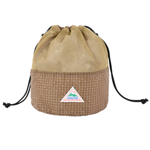 2026 Custom Mesh <b>Drawstring</b> Bag Ripstop Camping Gear Organizer OEM Private Label Breathable Outdoor Storage <b>Pouch</b> Cosmetic Bag - Product Image 1