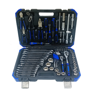 Juego <span class=keywords><strong>de</strong></span> Herramientas <span class=keywords><strong>de</strong></span> Mano <span class=keywords><strong>de</strong></span> 88 Piezas para Reparación <span class=keywords><strong>de</strong></span> Automóviles con Llaves <span class=keywords><strong>de</strong></span> Vaso en Maletín para Reparar Bicicletas y Coches - Product Image 1