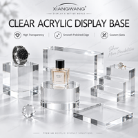 Blocs acryliques en gros, bases en acrylique transparent massif découpées au laser sur mesure, 2mm-50mm, emballage, marque Xiangwang, Guangdong