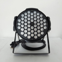 Ventes directes d'usine de LED 54pcs, RGB 3in1 Par lumières table de danse DMX lumières, mariage, réunions de famille, bars, discothèques