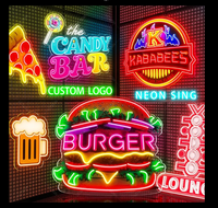 Letrero de Neón de Feliz Cumpleaños, Letrero de Luz LED de Neón Personalizado con Nombre, Decoración de Pared para Fiestas
