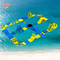 Parc aquatique gonflable en PVC commercial pour enfants - Utilisation intérieure/extérieure dans les parcs d'attractions et les écoles