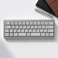 Clavier mécanique de jeu ZORNHER LZ40 blanc, mini, disposition russe, triple mode, boîtier en aluminium, éclairage RGB, clavier de bureau