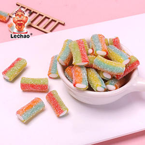 Bonbons gélifiés sucrés et acidulés en tube, saveurs de fruits assorties, échantillon personnalisé, vente en gros, bonbons à la réglisse - Product Image 4