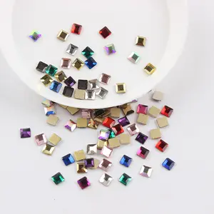 Yantuo Bling Various Shape Mix Colors Tooth Gem Lead Free Flat Back Non Hotfix Rhinestones Bling Shaped Crystal Stones For Nail