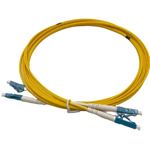 Kabel Mode tunggal dupleks 2.0 LC/UPC ke LC/UPC kabel serat optik kabel Patch 3M 10 kaki G657A2