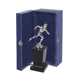 Medaglia Premio Trofeo Runner in Metallo, Vetro e Alluminio per Omaggi Fieristici e Regali di Benvenuto - Product Image 2
