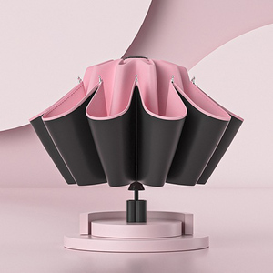 DD3557 Grand <span class=keywords><strong>Parapluie</strong></span> d'Affaires pour Hommes, Pliant, Anti-Vent et Anti-UV, <span class=keywords><strong>Inversé</strong></span>, Manuel, pour la Pluie et le Soleil - Product Image 4