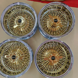 Les roues à rayons de 13 "/14" peuvent être personnalisées avec des logos en or/argent/or rose. Garantie d'un an - Product Image 2