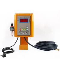 Hot Sale Automatic Digital Tire Inflator Simple Wall Mounted Metal Air Compressor Pressure Monitor 50-100Psi Yellow for