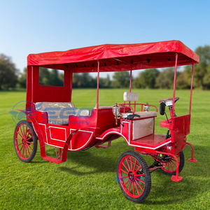 Charrette Électrique Élégante, Voiturette Équestre Gracieuse, Chariot de Tourisme de Luxe, Transport Spécialisé - Product Image 1