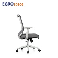 Chaise de bureau pivotante en maille EGROspace, moderne, pour formation, réunion, ordinateur, direction