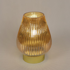 Lampe de table décorative nordique lampe de chevet en verre <span class=keywords><strong>veilleuse</strong></span> LED à vendre - Product Image 3