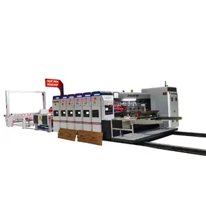 Good selling with stable quality Corrugated Printing Rotary Die Cutting Carton Box Making Manufacturing Machine