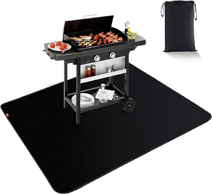 BBQ Floor Rug Deck Protector Mat