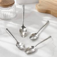 Lot de 6 couverts en acier inoxydable, couteau, fourchette, cuillère, anti-rouille, pour restaurant, vente en gros