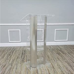 แท่นอะคริลิกแบบโค้งใสด้านข้างเป็นสแตนเลสขัดเงา,แท่นวางอะคริลิคลูกแก้วใสสินค้าออกใหม่ - Product Image 4