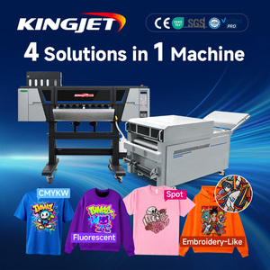 Imprimante DTF 8 têtes I3200 DTF 24 pouces 60 cm pour l'impression de t-shirts, <span class=keywords><strong>machine</strong></span> d'impression rouleau-à-roule pour transfert sur vêtements, nouvelle - Product Image 1