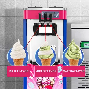プロのアイスクリームは自動販売機を作るソフトサーブアイスクリームメーカーパーラー製造機商用アイスクリームマシン