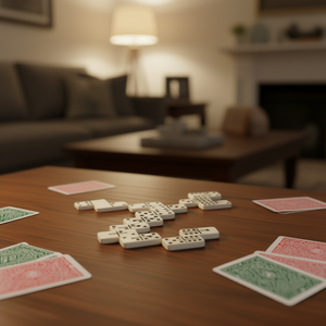 Tapis de table pliable pour Mahjong, surface antidérapante en microfibre, accessoire de jeu de société pour 4 joueurs, utilisation universelle - Product Image 2