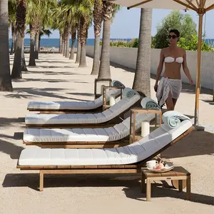 יוקרה מודרני חוף ים כיסא נוח חיצוני פטיו וילה בריכת שחייה עמיד למים גן חיצוני כיסא חוף חוף