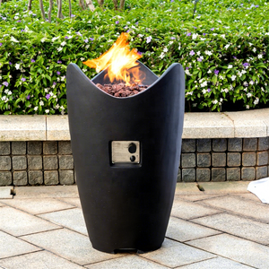 Calentador de Patio Portátil Independiente, <span class=keywords><strong>Chimenea</strong></span> de Gas con <span class=keywords><strong>Tubo</strong></span> de Fuego y Certificación - Product Image 1