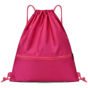 Sac fourre-tout personnalisé avec logo couleur, réutilisable, grande capacité 12L, en tissu Oxford lisse, avec cordon de serrage - Product Image 4