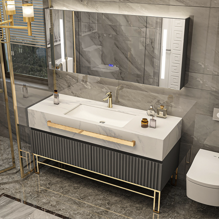 Vanity Corrosion/Heat-Resistant & Easy-Clean  Natural Marble Bathroom Sink Luxury Countertop Basin For Home Custom Stone main image 0
