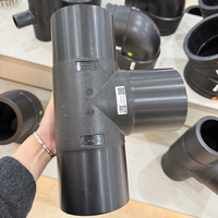 Accesorios de Tubería de Fusión a Tope de HDPE PE100 PN16 SDR11 DN20-DN1600mm Moldeados por Inyección para Tuberías de Agua y Gas, Certificación CE, Directo de Fábrica